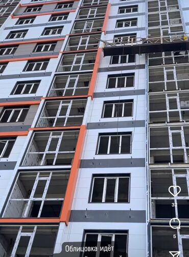 отель хаят: 1 комната, 44 м², Элитка, 12 этаж, ПСО (под самоотделку)