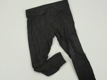 legginsy czarne dziecięce: Leggings for kids, Primark, 4-5 years, 104/110, condition - Fair