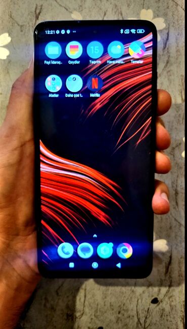 semkir telefon satisi: Poco X3, 256 GB, rəng - Göy, Sensor, Barmaq izi, Face ID