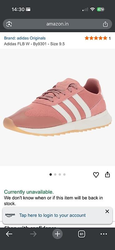 Qadın ayaqqabıları: Adidas, rəng - Çəhrayı, Yeni — 2