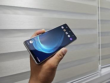 pixel 9: Sony Xperia 5, Б/у, 128 ГБ, цвет - Серебристый, 2 SIM, 1 SIM — 1