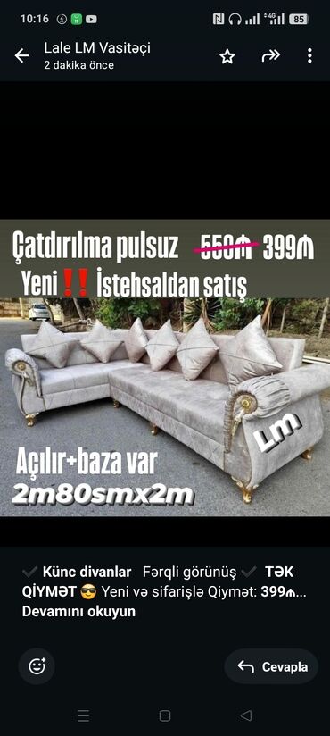 угловой диван в баку: Künc divan