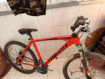 velosiped idman: Favorit Bullet dağ velosipedi - Rəng: parlaq qırmızı, qara loqotip və — 3