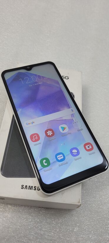 Samsung: Samsung Galaxy A55, Б/у, 256 ГБ, цвет - Белый, 2 SIM — 5