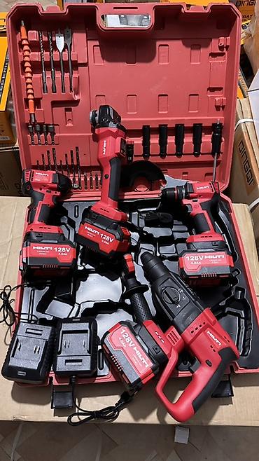интрумент: Аккумуляторный набор электроинструментов HILTI в чемодане Состав — 2