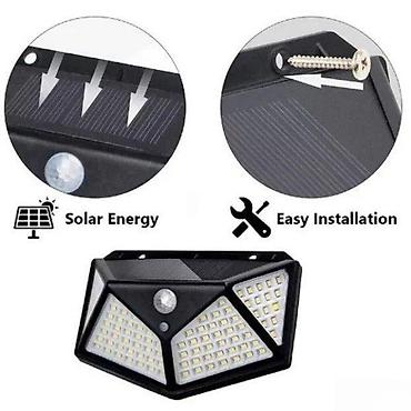 maxi staklene case: Solarna LED zidna lampa sa senzorom NOVO. Opis proizvoda: Ova solarna — 3