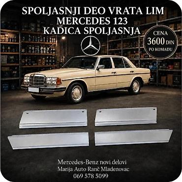 Ostali delovi karoserije: MERCEDES 123 POD VEZNI LIM PATOS DZEPOVI RUB SAJTNE KADICE | Dzepovi — 2