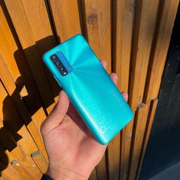 телефон redmi 9a: Redmi, Redmi 9T, Колдонулган, 128 ГБ, түсү - Жашыл, 2 SIM
