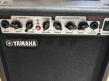 Спорт и хобби: Б/у Гитарный усилитель, Yamaha, 15 Вт, Самовывоз — 1
