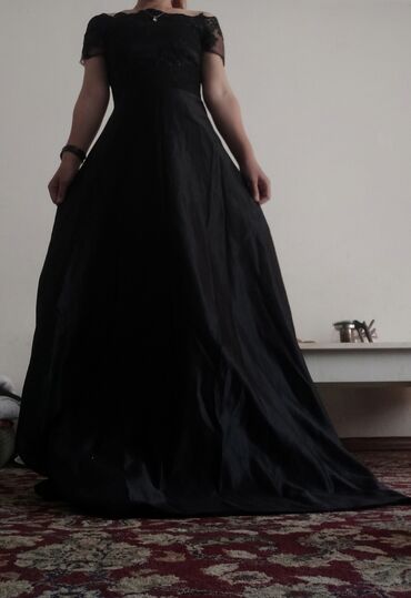 бирюзовое платье на выпускной: Вечернее платье, Длинная модель, Без рукавов, M (EU 38), 2XL (EU 44)