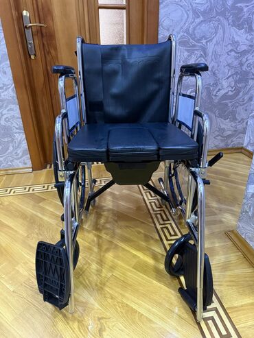 Əlil arabaları: Universal əlil arabası – polad xrom örtüklü çərçivə və rahat — 5