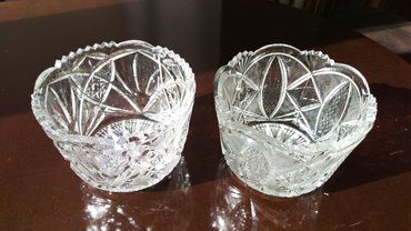 вазы из цветного стекла: Хрустальные вазы чехия две вазы- 45man