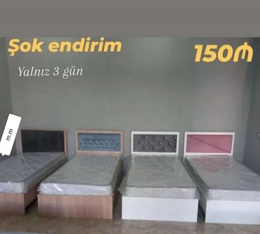 Çarpayılar: Yeni, Təknəfərlik çarpayı, Bazasız, Matras ilə, Siyirməsiz, Azərbaycan