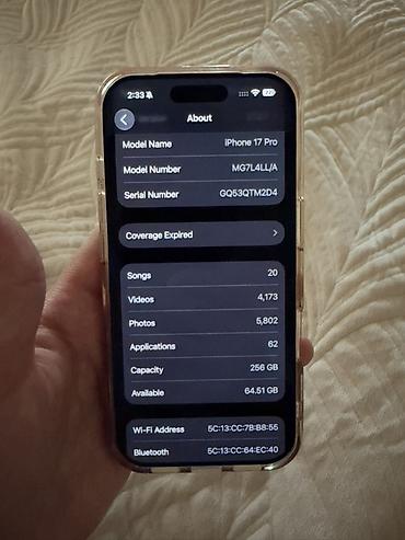 нашел айфон: IPhone 17 Pro, Б/у, 256 ГБ, Оранжевый, 90 % — 4