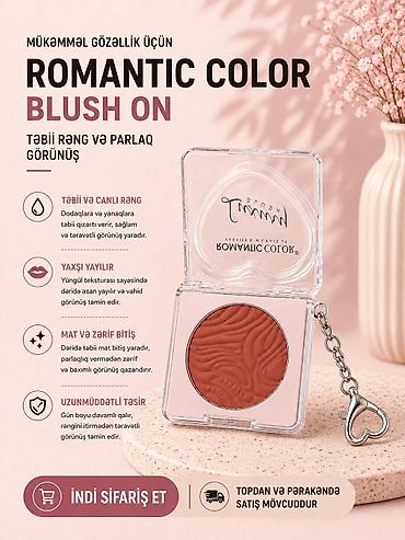 Göz kölgələri: ROMANTIC COLOR Eyeshadow Palette - Göz makiyajı üçün peşəkar ten — 6