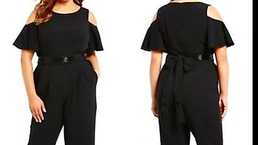 Другая женская одежда: Женский модный комбинезон с открытыми плечами и оборками на рукавах — 6