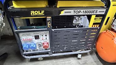Генераторы: Бензиновый генератор ROLF TOP-18000ES (Germany Technology) - Мощный — 1