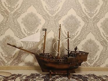 Декоративная модель парусного корабля - Ручная сборка из дерева с