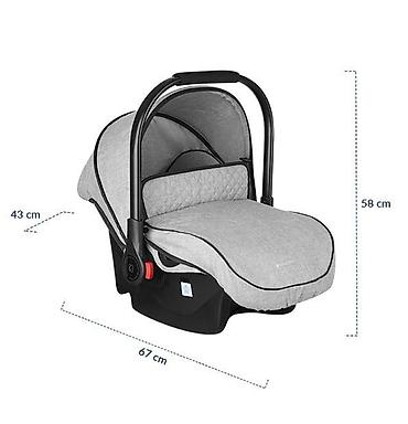 Kolica za bebe: Kikka Boo Beloved 3u1 kolica – light grey SKU/Šifra: KKB10121A-180 — 9
