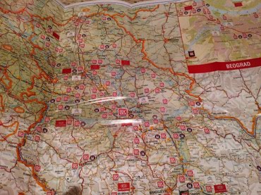 Knjige i stripovi: Auto karta Srbije. Auto karta Srbije Lukoil. 1:840000, uvećani Novi — 6