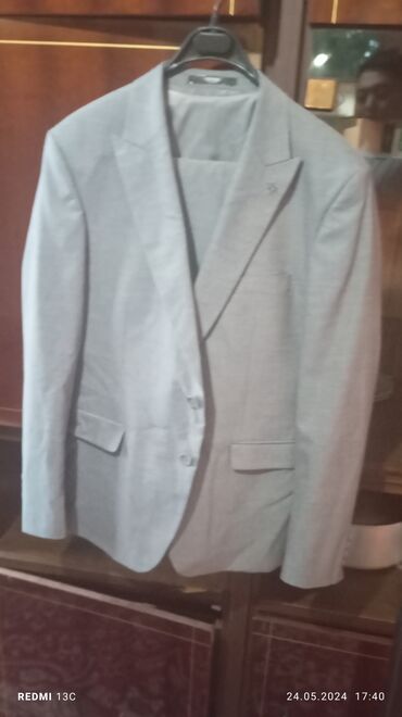 блузка 52: Костюм 6XL (EU 52), цвет - Серый