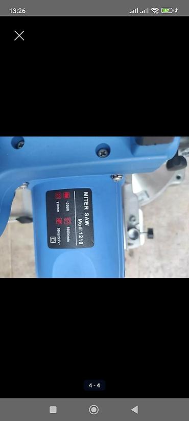 1200: Miter Saw Mod: 1210 – künc və çərçivə kəsimləri üçün elektrikli gön — 4