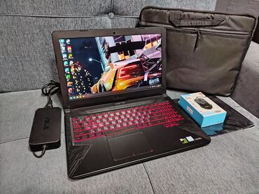 ноутбук tuf: Ноутбук, Asus, 16 ГБ ОЗУ, Intel Core i5, 15.6 ", Б/у, Для работы, учебы, память NVMe SSD