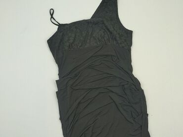 sukienki czarna na wesele allegro: Dress, XL (EU 42), condition - Good