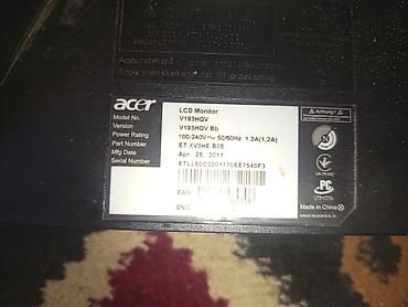 Техника и электроника: Монитор, Acer, Б/у, LCD, 18" - 19" — 4