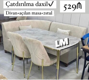 oturacaq divan: 💫 *Mətbəx dəsti* Qiymət : *529₼* Divan:1.20x1.70