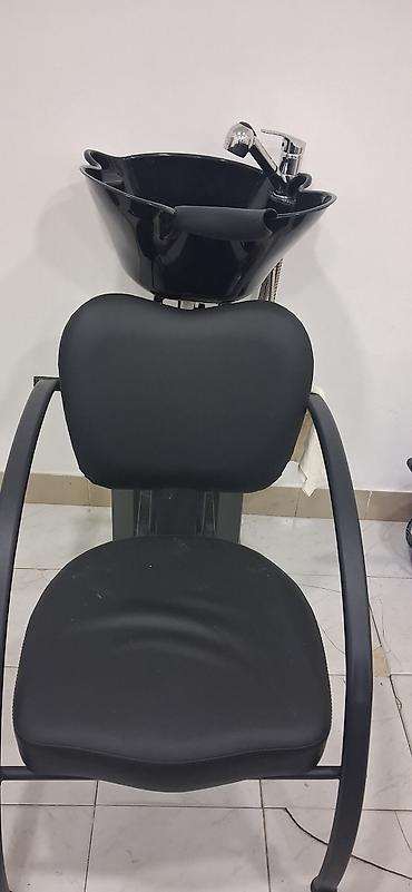 Salon, tibbi mebel: Bərbər/stilist üçün iş yerində mebel dəsti - Geniş iş stolu və böyük — 2