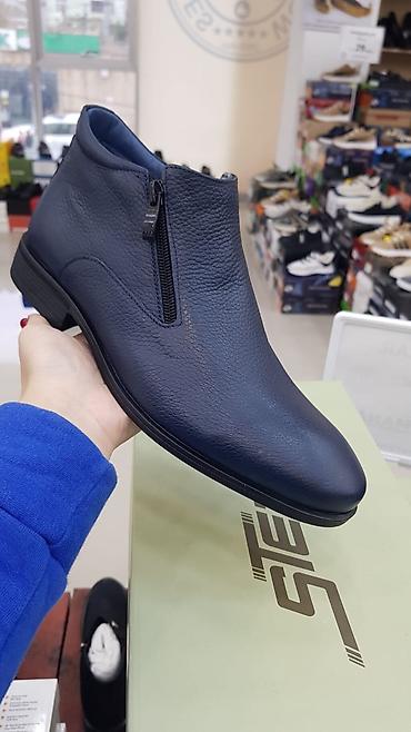 Ayaqqabılar: Kişi ayaqqabıları – müxtəlif modellər - Klassik tünd-qəhvəyi dəri — 15