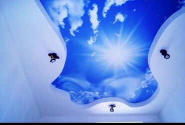 Натяжной потолок: Натяжной потолок 3D потолки, Глянцевое, Матовое Бесплатная консультация, Демонтаж, Бесплатный замер — 12