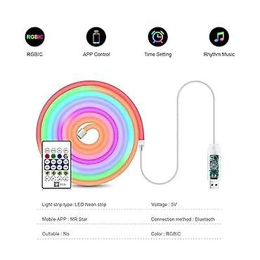 smart light: Светодиодная RGB-USB гибкая неоновая лента 5/10 метров Этим — 4