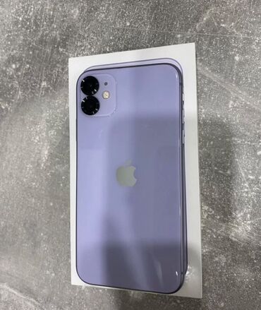 списанные айфоны за 0 рублей: IPhone 11, Колдонулган, 128 ГБ, Заряддоочу түзүлүш, Каптама, Кабель, 74 %