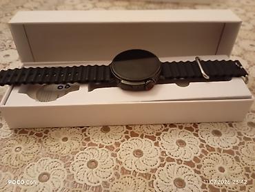 Smart saatlar: Yeni, Smart saat, Hoco, Sensor ekran, rəng - Qara — 1
