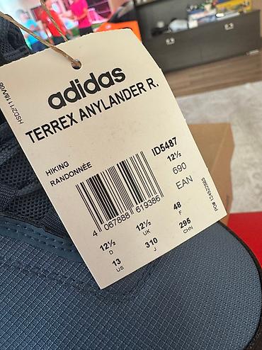 terrex: Мужские кроссовки, 45, Adidas, Новый, цвет - Голубой, Самовывоз — 3