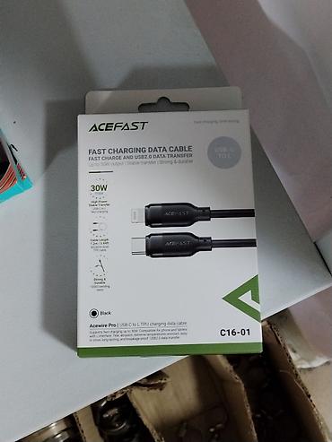 usb lightning: Кабель ACEFAST C16-01 для быстрой зарядки и передачи данных - Тип — 1