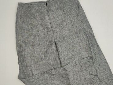 woskowane spodnie orsay: Material trousers for women, size L (EU 40)