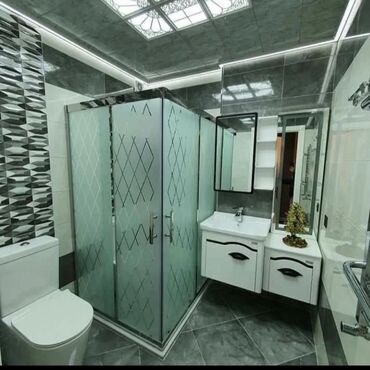 Duş kabinaları, arakəsmələr: Yeni Üstü açıq kabina, Düzbucaqlı, Ödənişli çatdırılma — 16