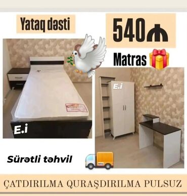 Masa və oturacaq dəstləri: Yataq desti yeni