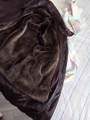 Paltolar: Kişi dəri plaşı/kürkü - Rəng: tünd qəhvəyi - Material: xarici hissə – — 3