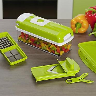 nicer dicer: Tərəvəz kəsən-doğrayan Nicer Dicer Plus 14-ü 1-də Dəstdə əşya sayı — 10