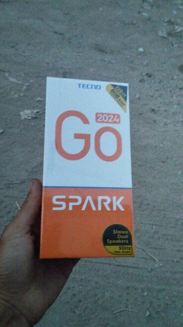телефон fly iq454 evo mobil 1: Tecno Spark Go 2024, 128 GB, rəng - Qara, Zəmanət, Sensor, Barmaq izi