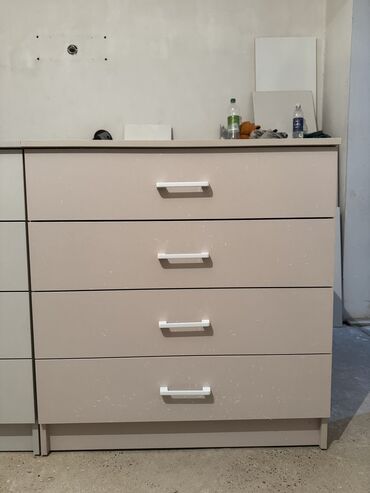 ящик для бутылок: Кийим үчүн комод, Жаңы, Күзгүсүз, ЛДСП, түсү - Ак, Боз, Саргыч боз, Өзү алып кетүү, Акылуу жеткирүү