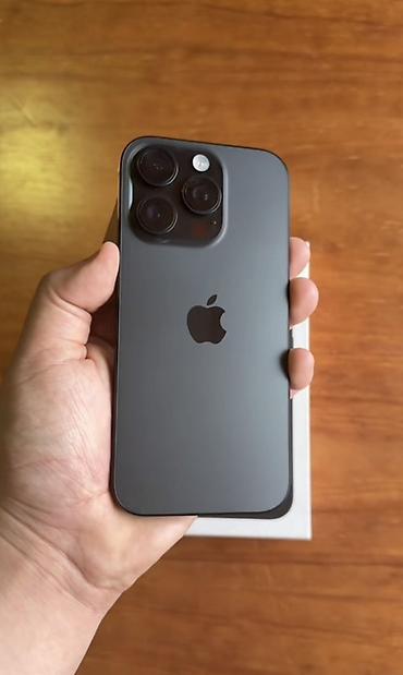 aple 14: IPhone 16 Pro, 256 GB, Black Titanium, Barmaq izi, Face ID, Zəmanət — 2