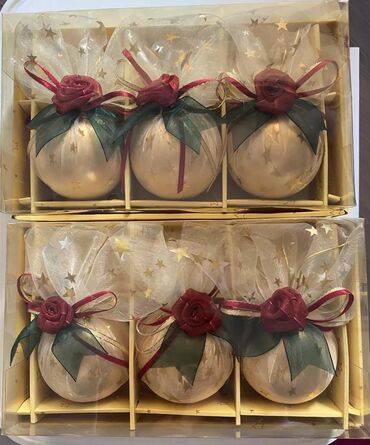 Yeni il oyuncaqları və bəzəkləri: Оригинальные ёлочные игрушки в коробках двух видов. Красивые -da lalafo.az — 1 Yeni il oyuncaqları və bəzəkləri: Оригинальные ёлочные игрушки в коробках двух видов. Красивые — 1