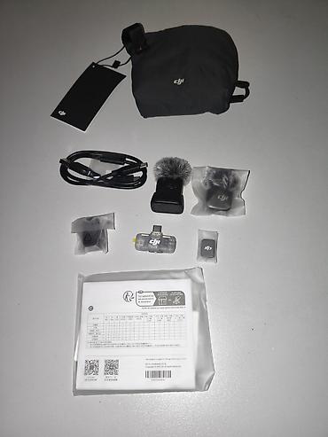 yaxa mikrofonu: DJI Mic (USB‑C mobil qəbuledici ilə) – simsiz mikrofon sistemi — 1