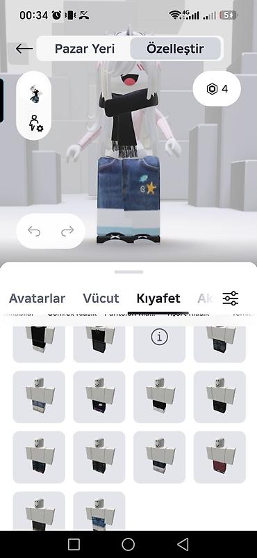 robux qiymetleri: Roblox Avatar Özəlləşdirmə Paketi – mobil üçün - Platforma: Roblox — 7