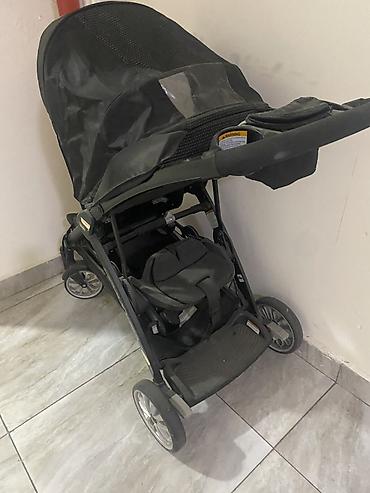Əkizlər üçün arabalar: Chicco BravoFor2 uşaq arabası - İki uşaqlı ailələr üçün dizayn: ön — 1
